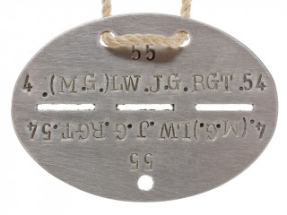 Личный опознавательный жетон (пулеметная рота истребительного полка Люфтваффе), Германия, копия