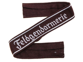 "Feldgendarmerie" Brassard, Wehrmacht, Germany, Replica