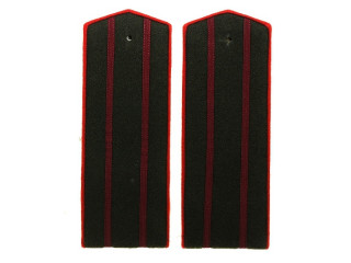Senior Officers (Armored/Artillery) Shoulder Boards, RKKA, USSR, Replica