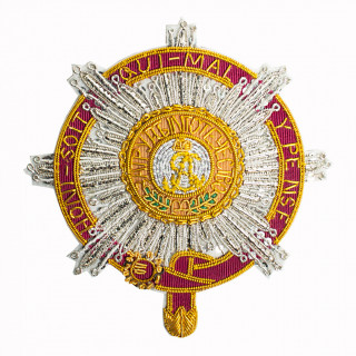 Знак (звезда) Ордена Святого Благоверного Князя Александра Невского совмещенный со знаком британского ордена Подвязки