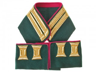 Embroidered collar army shooters(strelkovy) rifle regiments, Russia, Replica