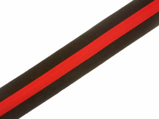 Neck ribbon of the Order of Saint Vladimir 2nd Class, silk red with black order