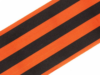 Broad ribbon of the Order of St. George 1st Class 10 cm wide, orange with black stripes order