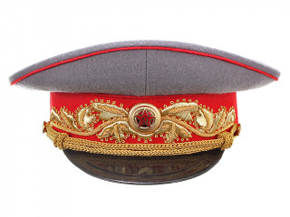 Marshal of the Soviet Union officers parade peaked field cap m1943, USSR WW2, replica