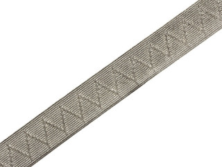 Sword Belt Braid (Galloon), Silver, Hussars, Russia, Replica