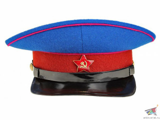 NKVD Officer Peaked Cap, 1935 Type, USSR, Replica